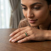 Crystal Shine Emerald Ring