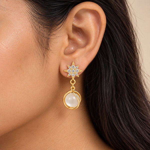 Crystal Star Earrings