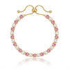 Blush and Pearl Bracelet - Adjustable