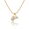 Crystal Solitaire Necklace