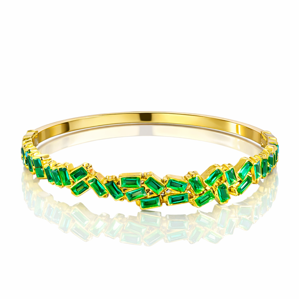 Scarlet EmeraldBracelet - 18k Gold Plated