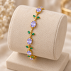 Lavi Tulip Emerald Leaf Bracelet