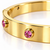 Pink Crystal Broad Bracelet