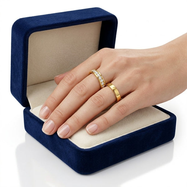 Lux Stud Stack Ring