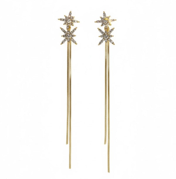 Snowflake Crystal Earrings