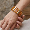 Viral Stackable Bar Bracelet- Caramel