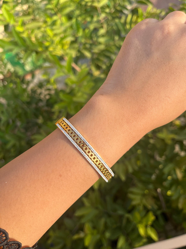 Chain Stud Bangle