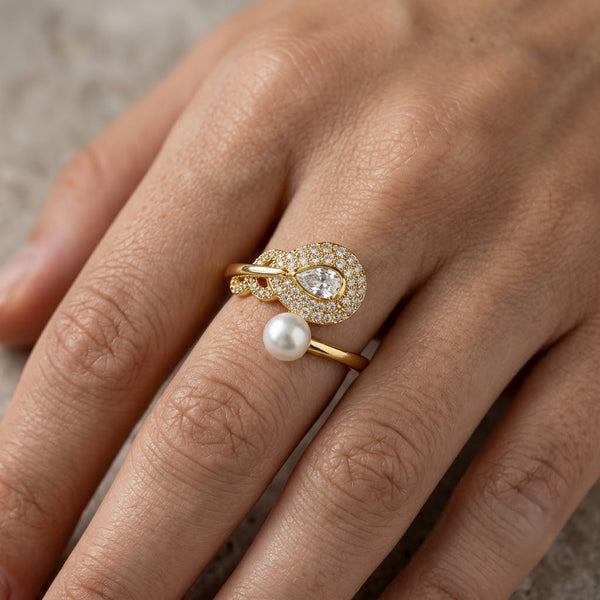 Twilight Petal Ring