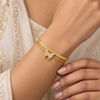 Dual Layer Butterfly Bracelet
