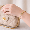 Emerald Crown Slimline Bracelet