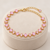 Blush Pink Crystal Bracelet- DR