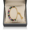Multicolour Tennis Adjustable Bracelet