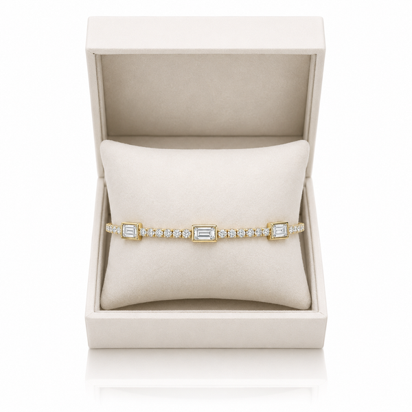 Cubo Crystal Nene Tennis Bracelet