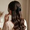 Silicon Bendable Hair Claw hair claw clip worn on model – styled for women