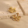 Camellia Flower Stud Earrings