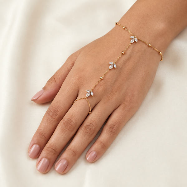 Crystal Tulip Handchain