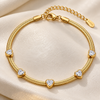 Heart Stud Wiper Anklet
