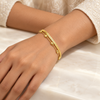 Dual Layer Minimal Plain Chain Bracelet