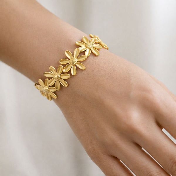 Flower Statement Bracelet