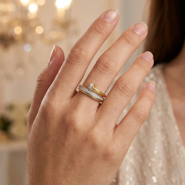 Studded Nail Ring
