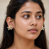 Crystal Sparkle Flower Earring