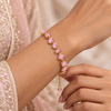 Blush Pink Crystal Bracelet