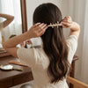 Stardust Rhythm Rhinestone Hair Clip hair barrette – alternate angle