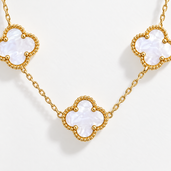 White Clover Necklace