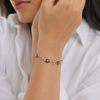 Blue Bloom Crystal Bracelet