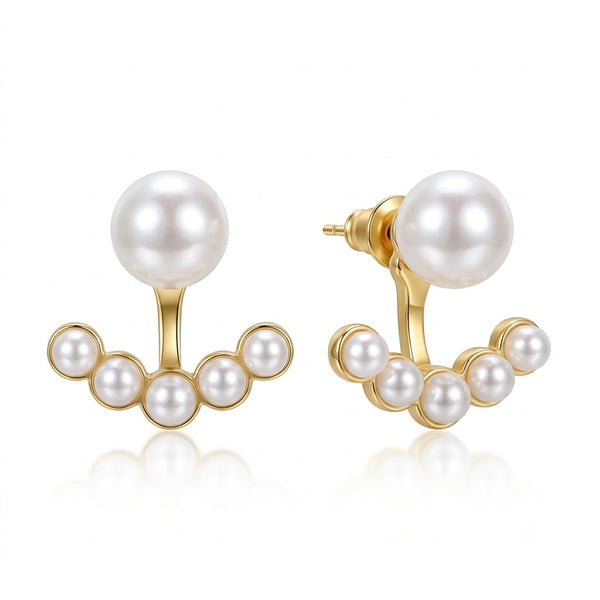 Pearl Arc Earrings