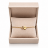 Textured Gold Heart Bracelet