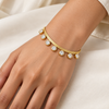Minimal Crystal Snake Chain Bracelet