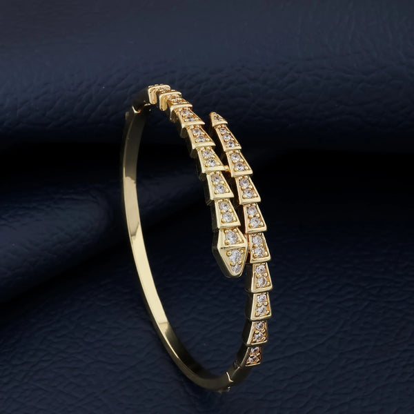 Diamond Wrap Serpent Bracelet