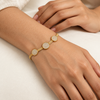 Studded Disc Bracelet
