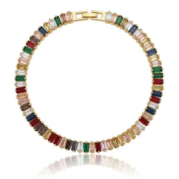 Luxe Crystal Baguette Bracelet