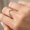 Minimal V Shape Ring