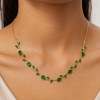 Emerald Tulip Necklace