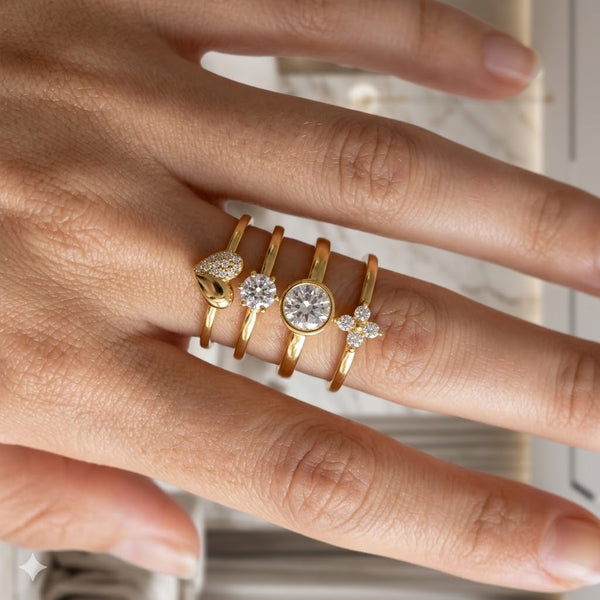 Cleef Dainty Ring Set