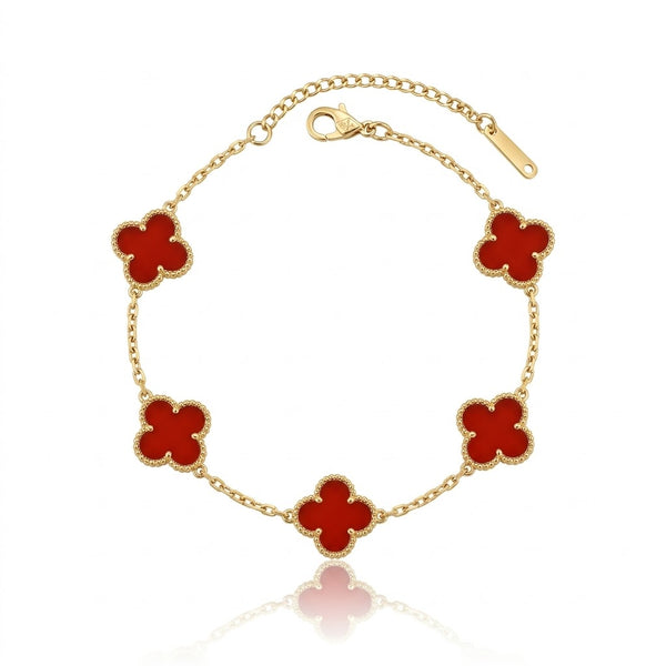 Red clover Bracelet