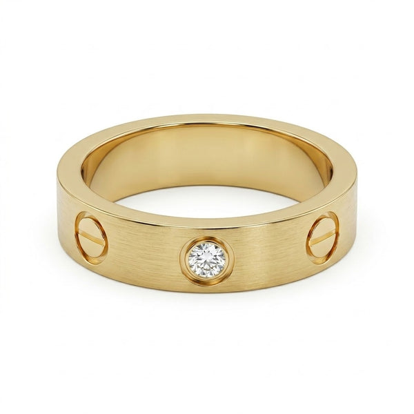 Studded Cart Band Ring