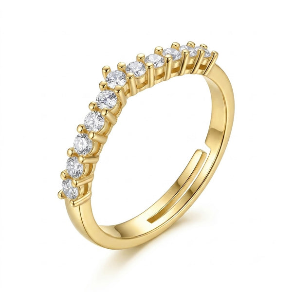 Dainty Diamond Studded Ring