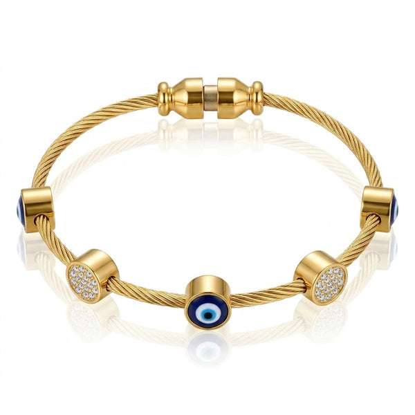 Nazar Studded Magnetic Bracelet
