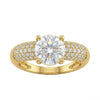 Gold Studded Diamond Ring