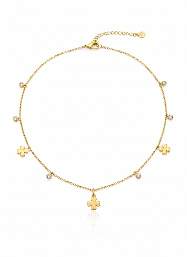 Four-leaf Clover Charm Necklace