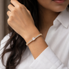 Crystal Cube Tennis Bracelet