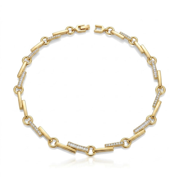 Halo Circle Link Bracelet