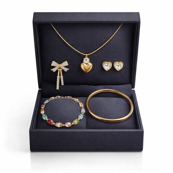 Blush Aura Stack (set of 5)