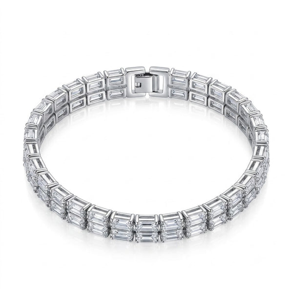 Dual Starlight Silver Bracelet