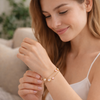 Double Chain Crystal Bracelet
