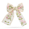 Pastel Flower Lace Bow Clip